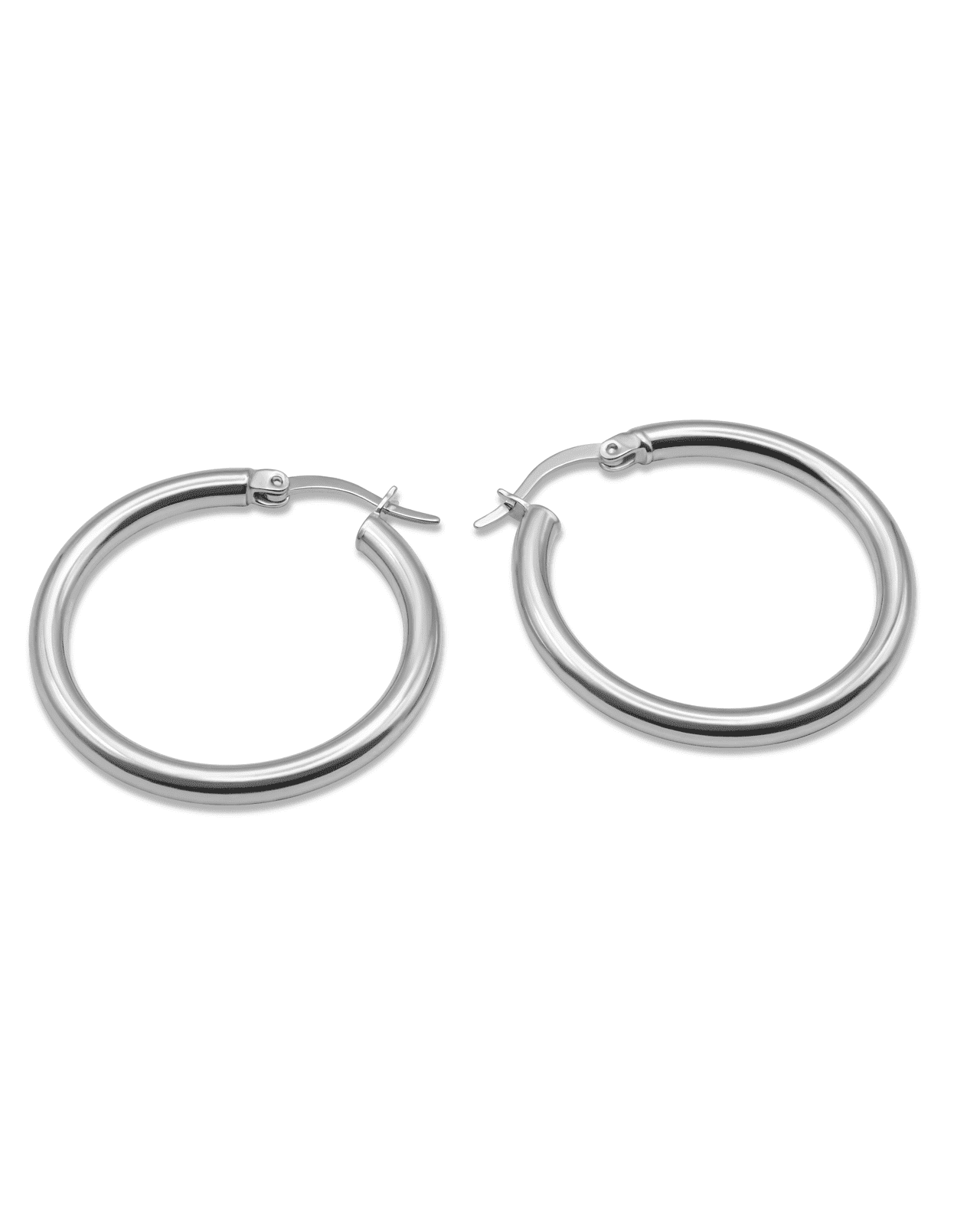 Silver Hoop Ohrringe